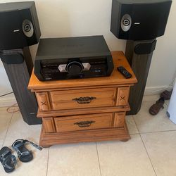 Sony and Bose speakers