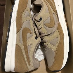 Nike Air Span II SE Parachute Beige Suede Mesh Sneakers