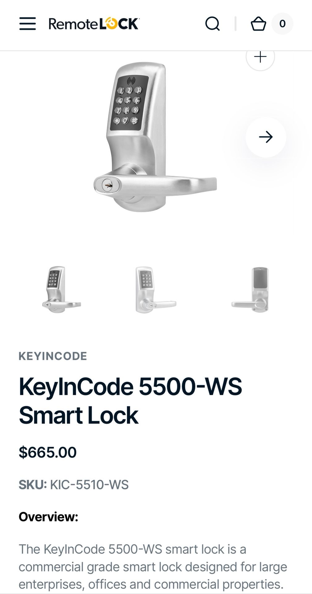 KeyInCode Lock