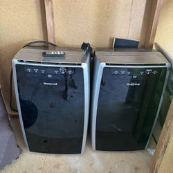 2 Honeywell Portable Ac’s