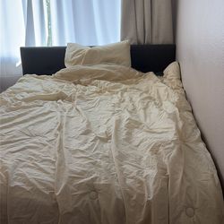 High quality full size mattress + bed frame