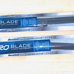 AERO BLADE HYBRID TECHNOLOGY DURALAST WIPER BLADES SET 24 & 17 ADVANCED GRAPHITE COATING - ORIGINAL PACKAGING NEW - UNUSED