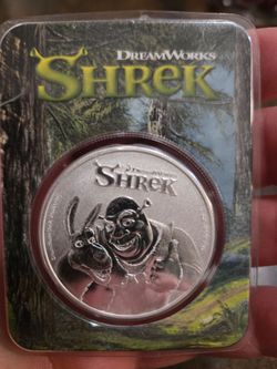 2021 Niue 1 oz Silver $2 Shrek