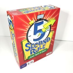 Open Box PlayMonster 5 Second Rule Board Game (7428) - Just Spit It Out
