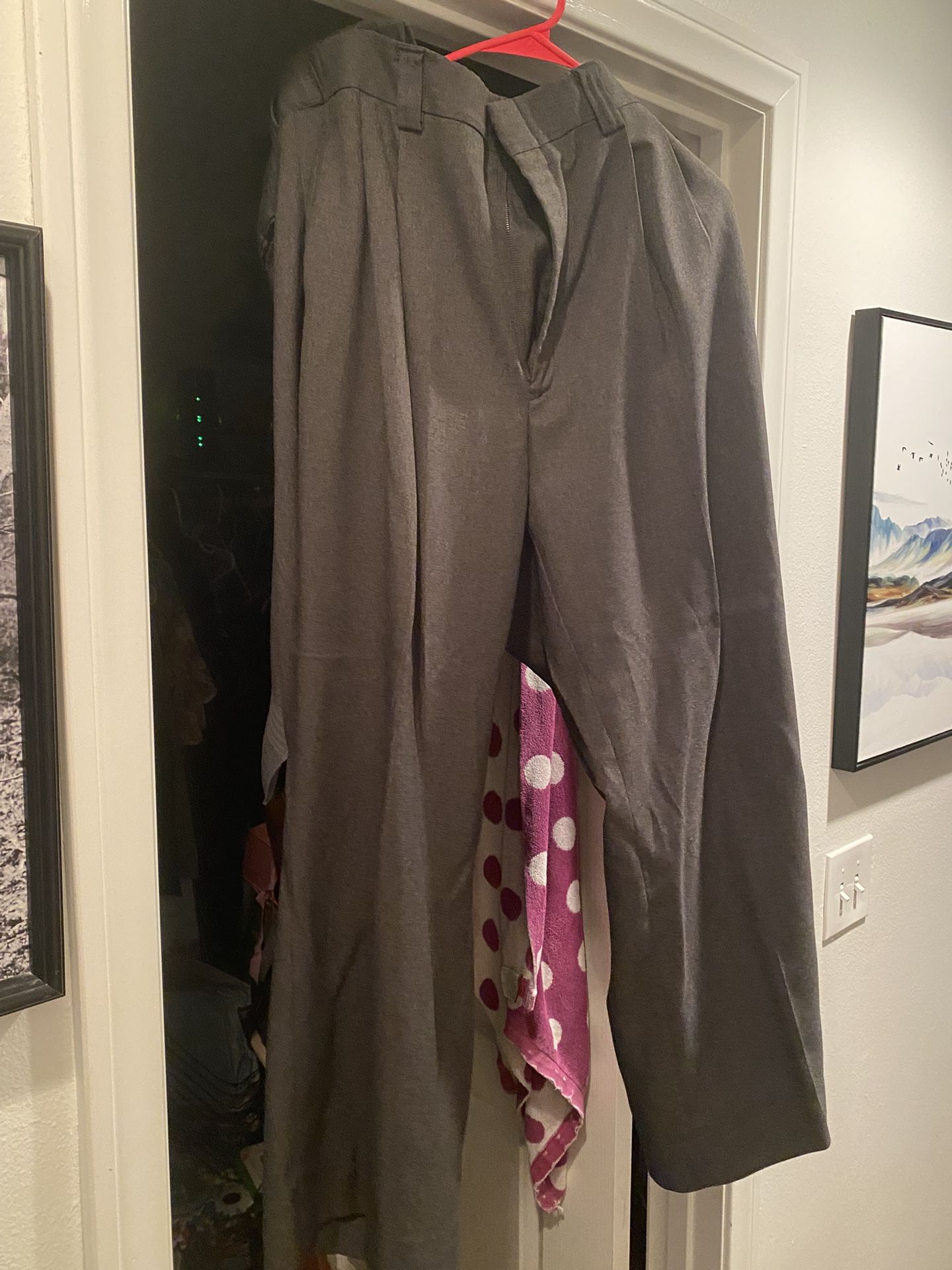 42 X 32 Smitty Gray Combo Umpire Pants