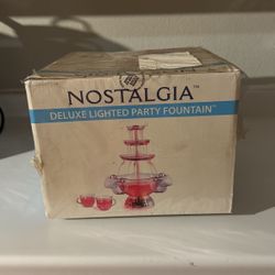 Nostalgia Lighted Party Fountain 