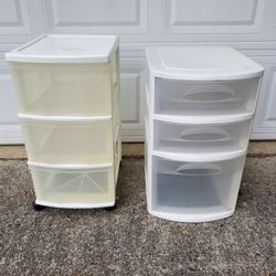 Two Plastic Storage Drawers
Organizers 