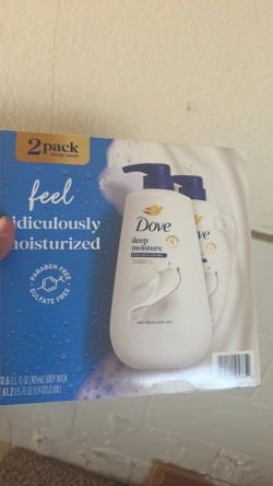 Dove Deep Moisture Body Wash with Pump, 30 Fluid Ounce (Pack of 2)