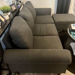 IKEA Couch With Ottoman