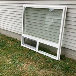 New White Vinyl Window