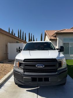 2018 White Ford F-150 XL Super Cab