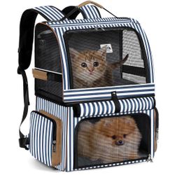 Double Compartment Pet Carrier Backpack