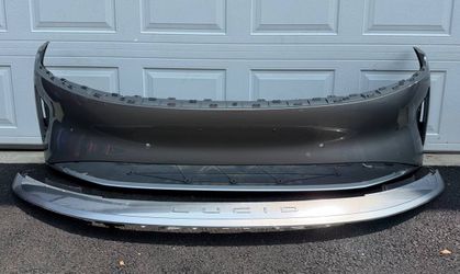 SILVER LUCID AIR FRONT BUMPER 2021 2022 2023 2024 2025