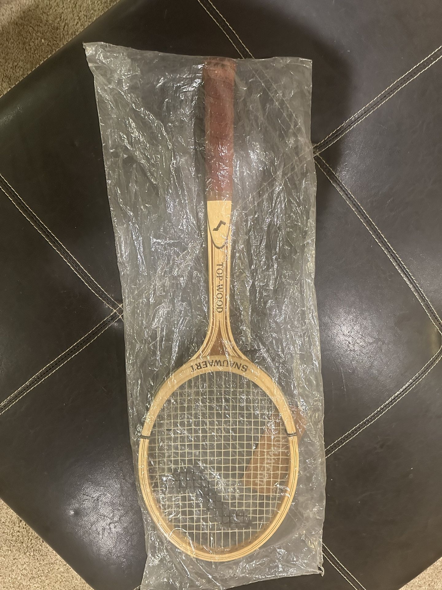 Factory Sealed 1970’s Snauwaert Tennis Racket