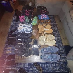 👟🩴BULK LOT OF WOMENS SHOES!👢🥿🩴