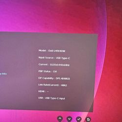 49” Inch Dell Curved Monitor