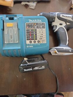 Makita 18V Cordless Drill with Battery and Charger