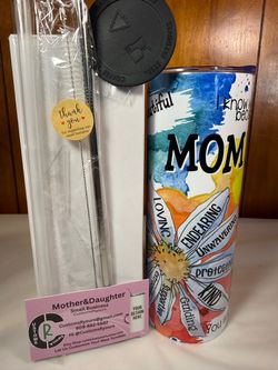 Mom Floral 20 oz Tumbler