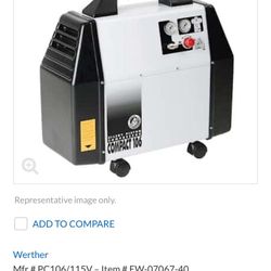 Werther International Compact 106  Silent Piston Air Compressor