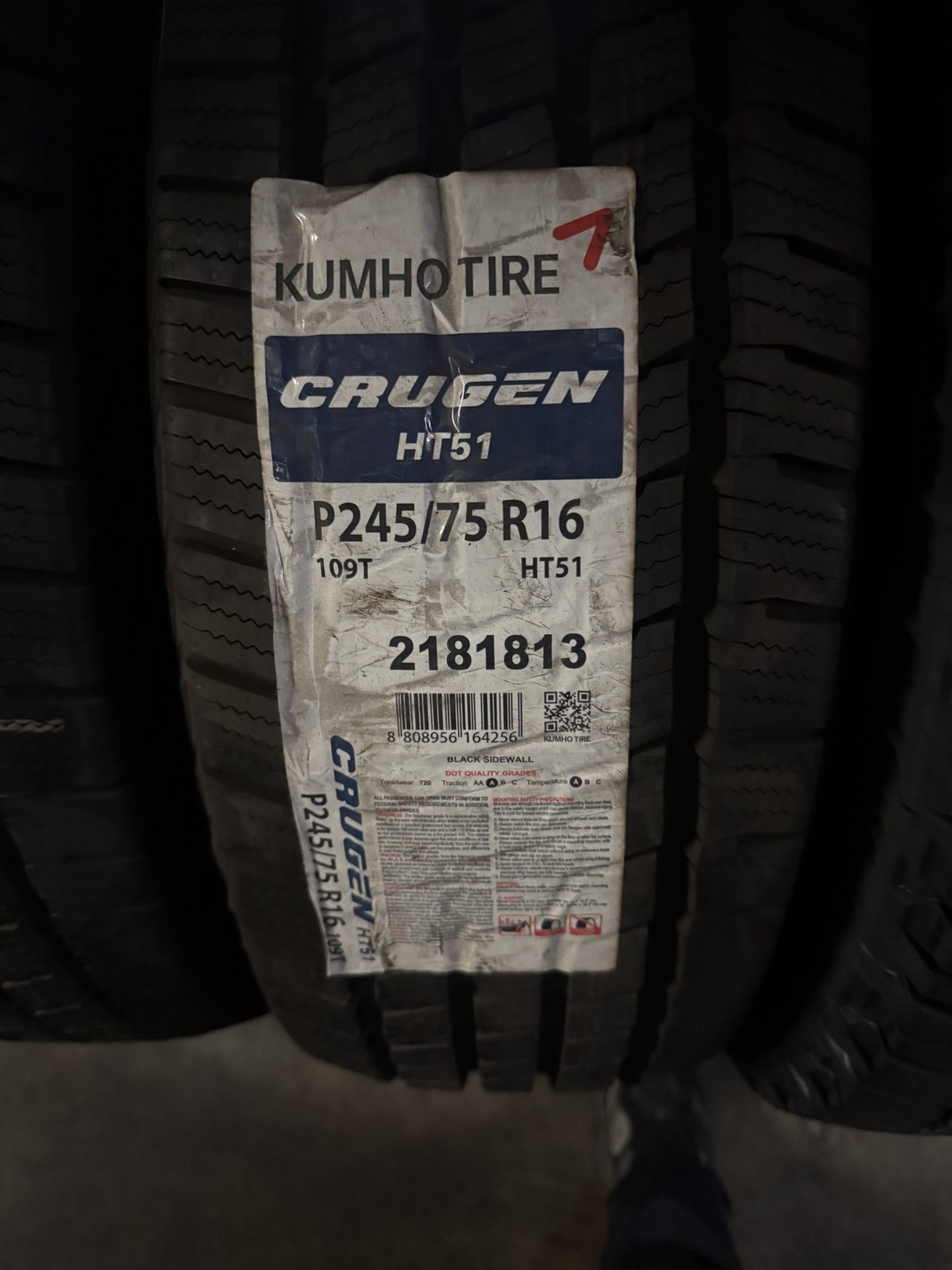 🚨🔥245-75-16 Kumho Tires