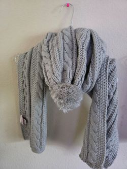 Juicy Couture scarf and beanie