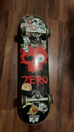 Black andRed Zero Skateboard