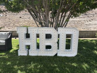 Marquee Light Up Letters