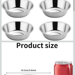 Stainless Steel Bowls 6pk (NEW)