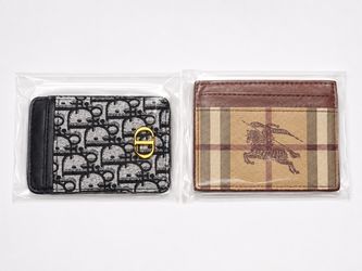 Designer card holder wallet