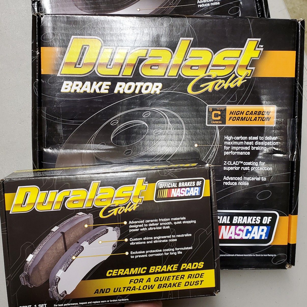Duralast Gold Rear Rotors & Pads Kit [71904DG/DG1212] Toyota / Lexus