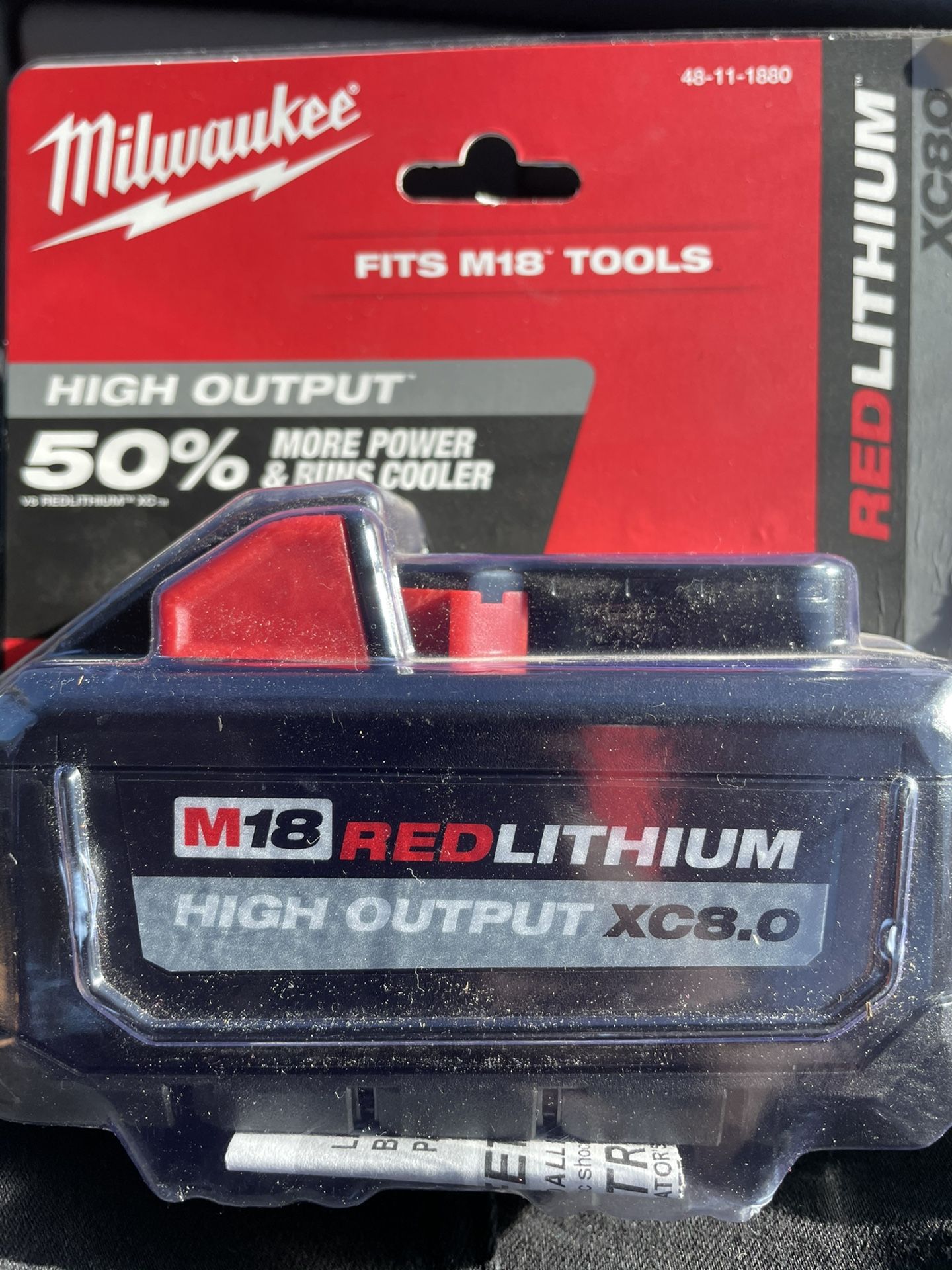 Milwaukee M18 Red Lithium XC 8.0 Battery