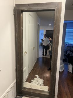 Full Body Wooden Mirror Heavy
