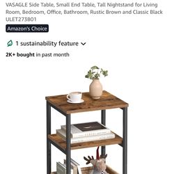 Vasagle End Table/Night Stand 