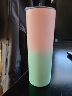 Tumbler 20 Oz Pink And Mint Matte