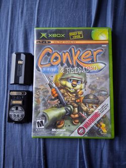 Xbox Conker  live and reloaded  with battery packs