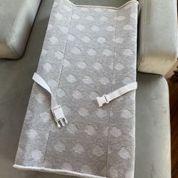 Diaper changing pad with washable cover