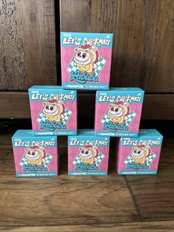 Labubu The Monsters Let’s Checkmate Fridge Magnet Blind Box New Set Of 6 💚🩵