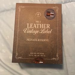 No.1 Leather vintage Label Private Reserve 
