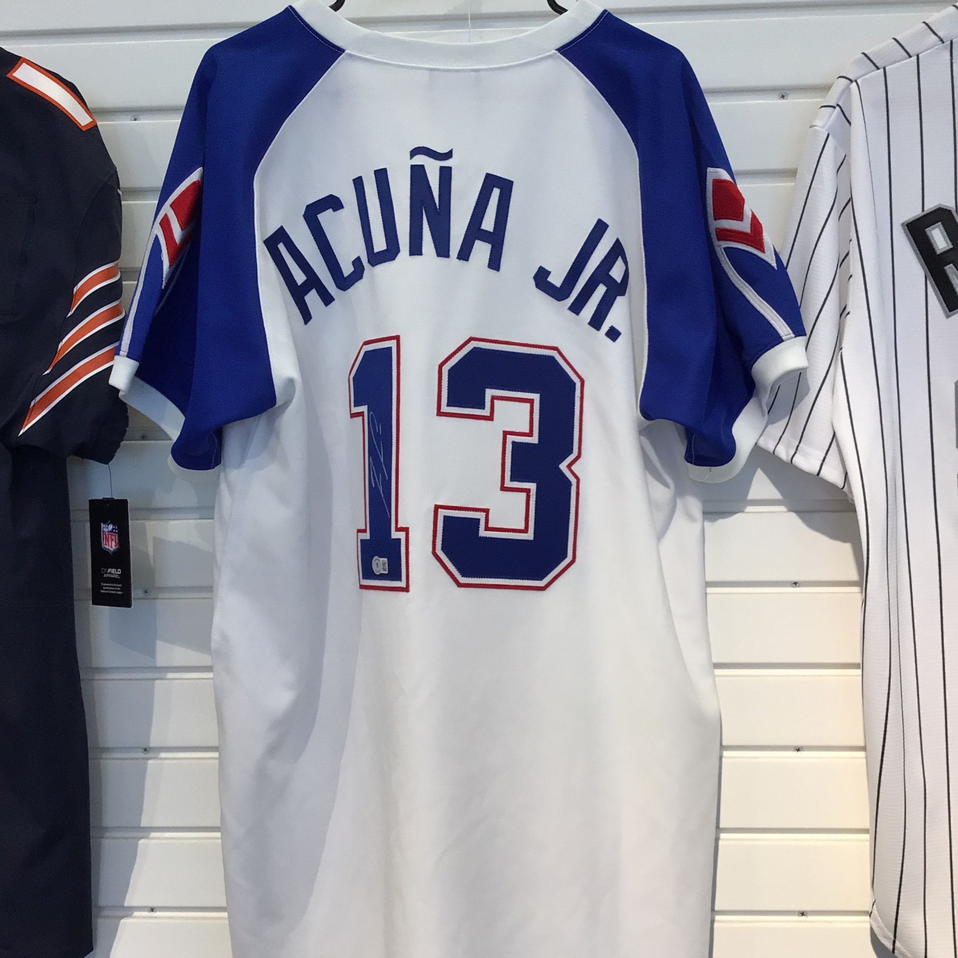 Autographed Atlanta Braves Acuna Jr. Jersey With Authentication for