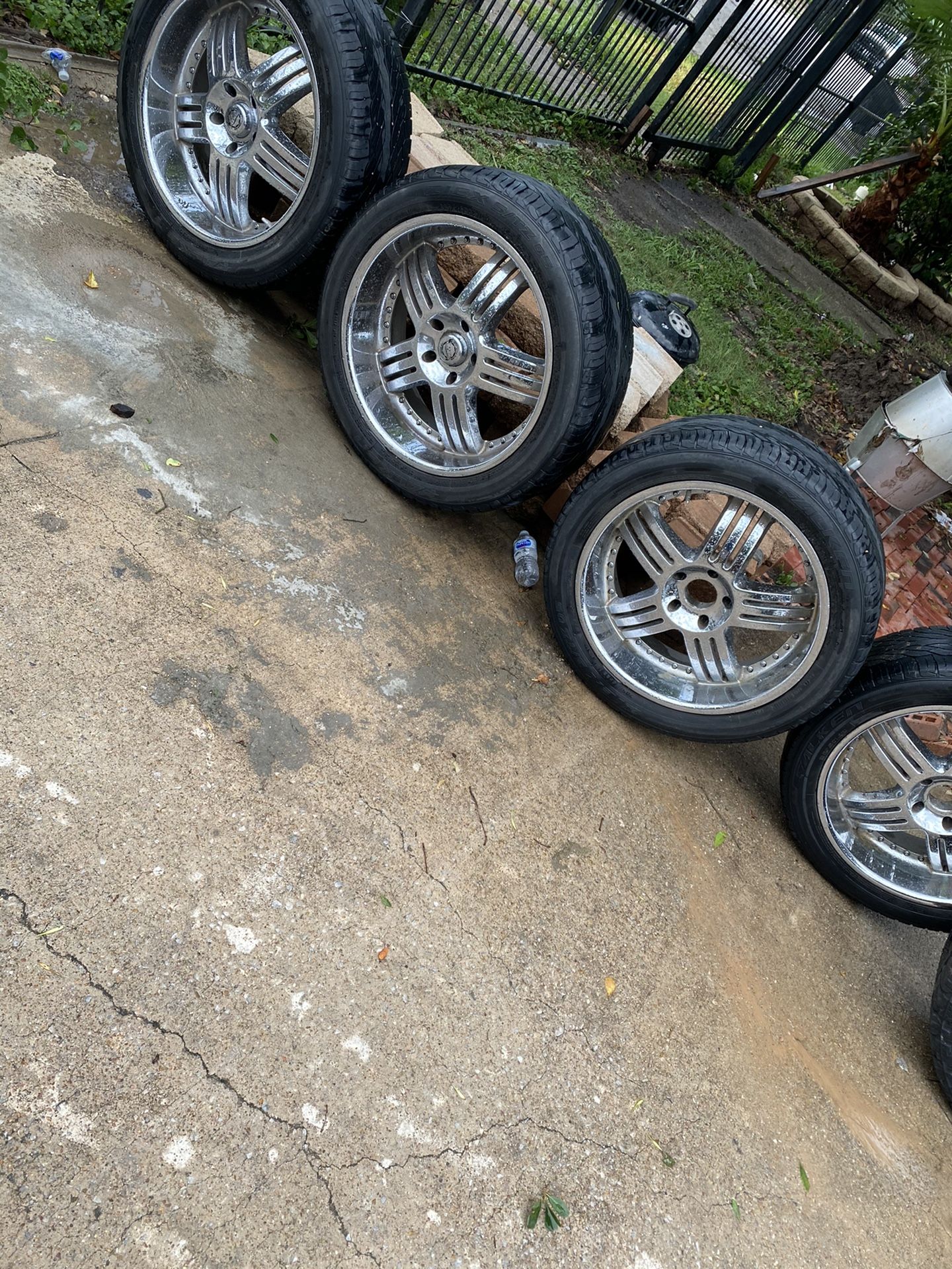 22” Rims with Tires and 2 Extra Tires with no Rims for $750 OBO