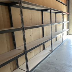 Steel Shelving 72 in W x 18 in D Warehouse Boltless Storage Rack New Better Than Homedepot Lowes Delivery Available