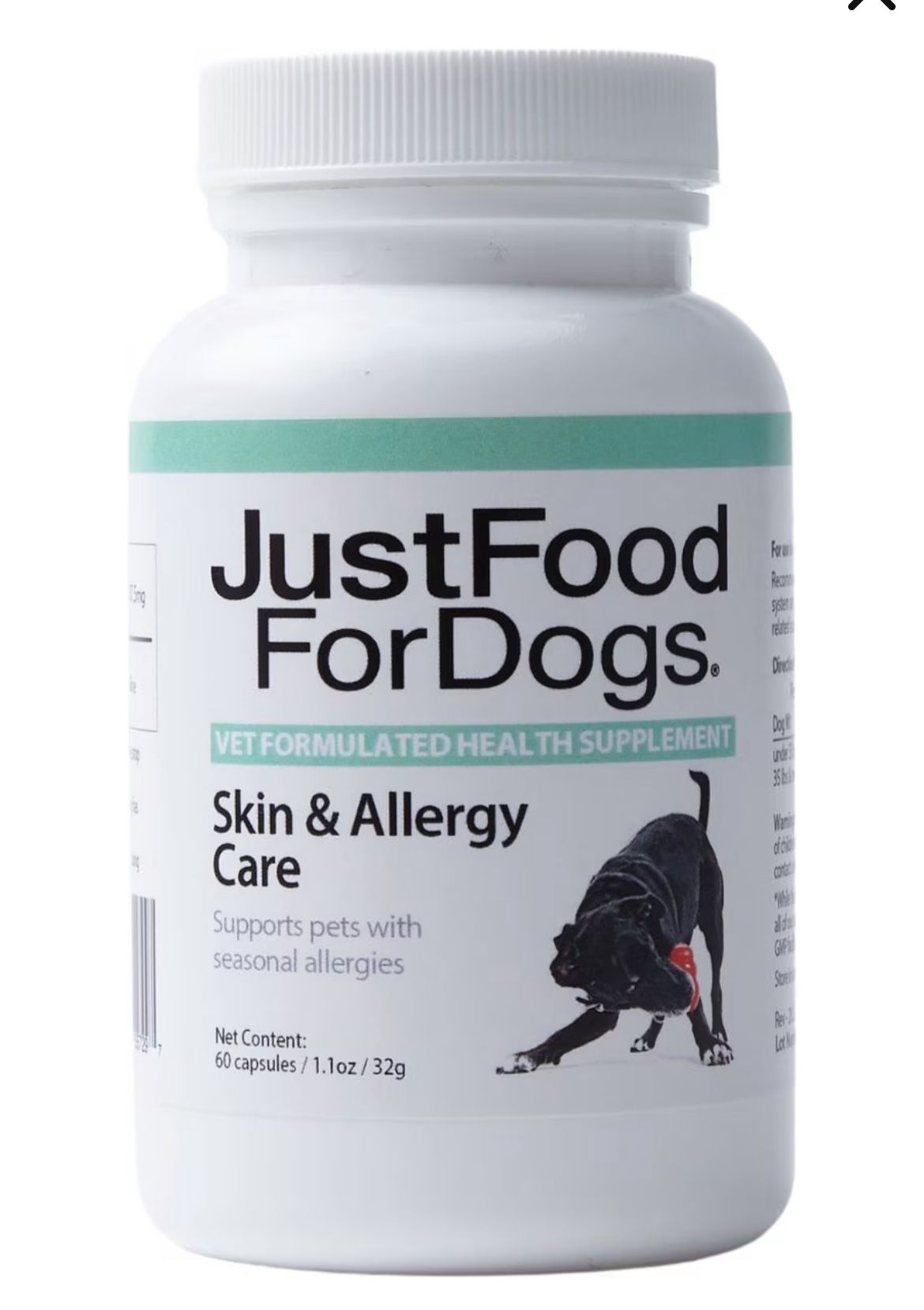 Just Food For Dogs Skin & Allergy Supplement