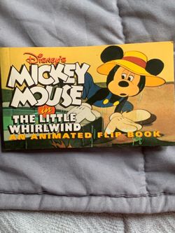 💰 BEST OFFER WILL BE ACCEPTED OUT OF PRINT DISNEY MICKEY MOUSE ANIMATED FLIP BOOK 📕