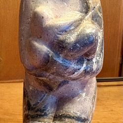 Hand Carved Inuit Soapstone Figurine