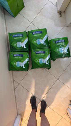 FitRight OptiFit Briefs Size Large – 5 Packs