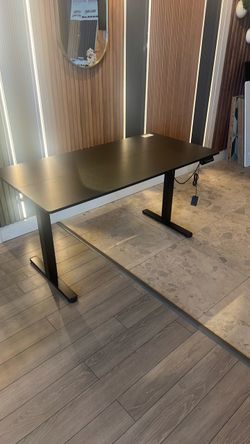 Height Adjustable Electric Standing Desk Black