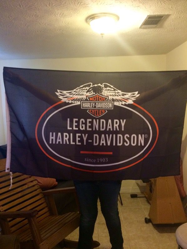 Harley Davidson 3x5 ft banner 15.00firm