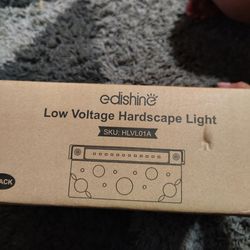 Edishine 8 pack retaining wall lights