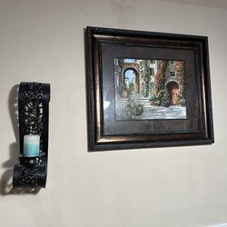 Candle Holder And Picture Frame