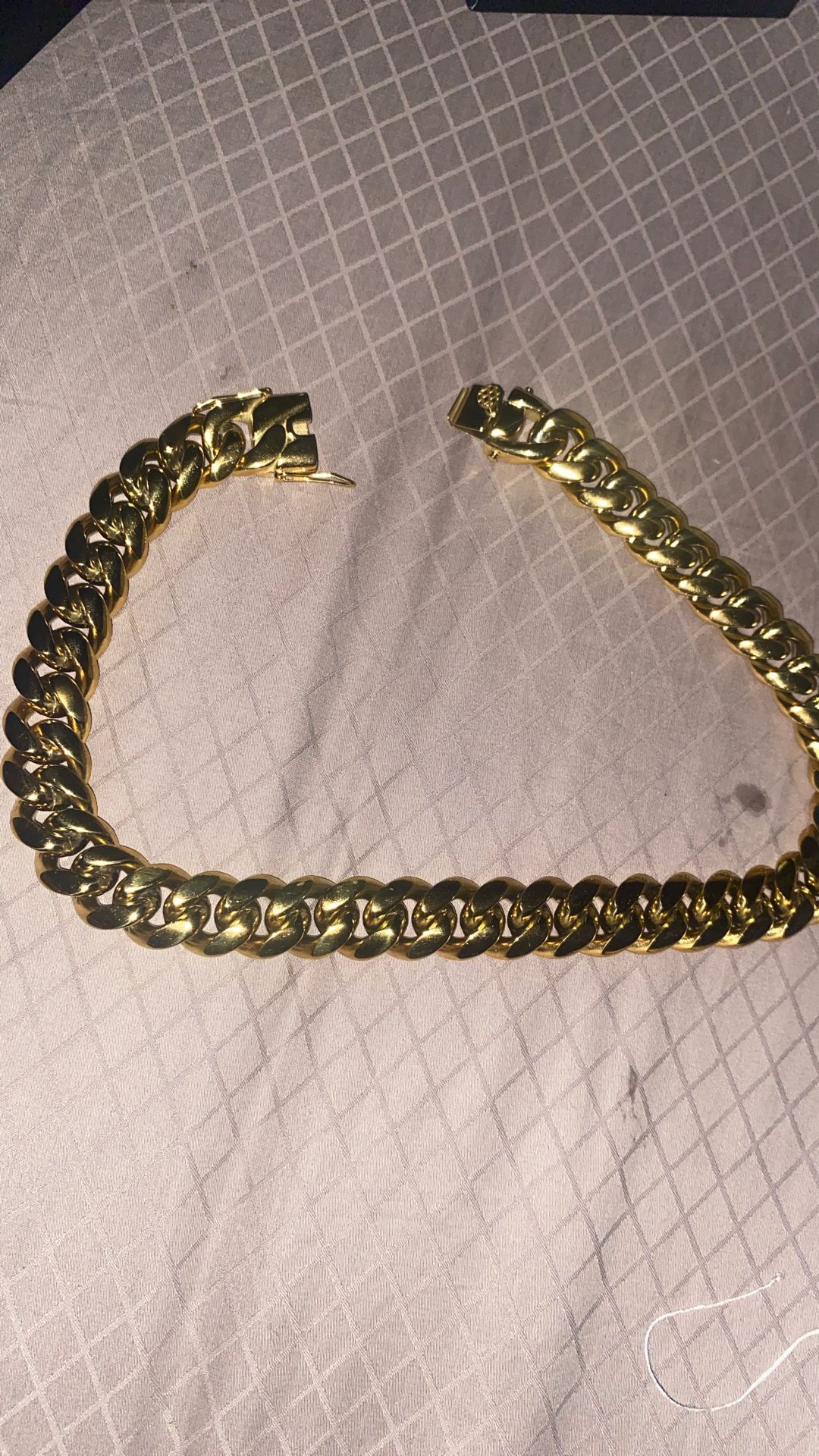 18mm gold cuban link chain